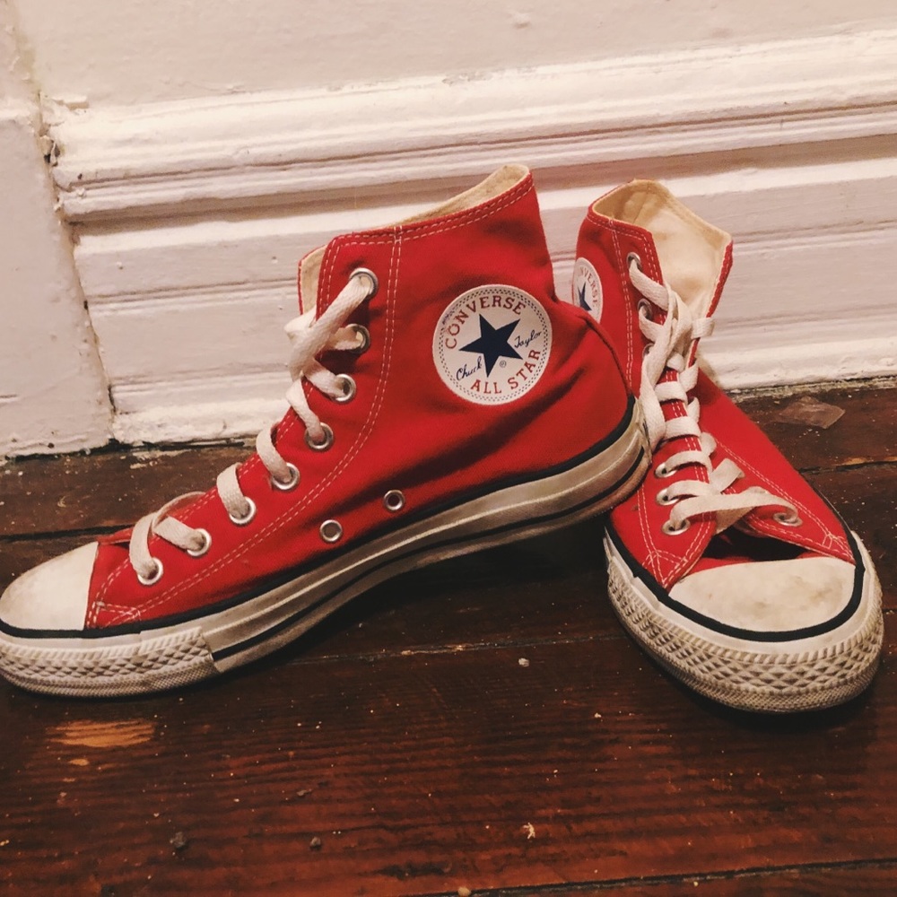Lightly Worn Converse High Tops!